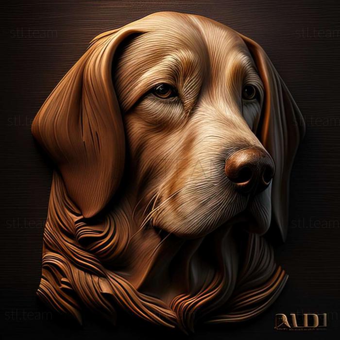 3D model Aidi dog (STL)